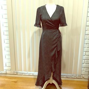 Gorgeous Polka Dot Wrap Dress